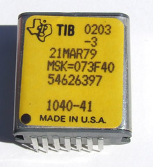 TI TIB0203 bubble memory module