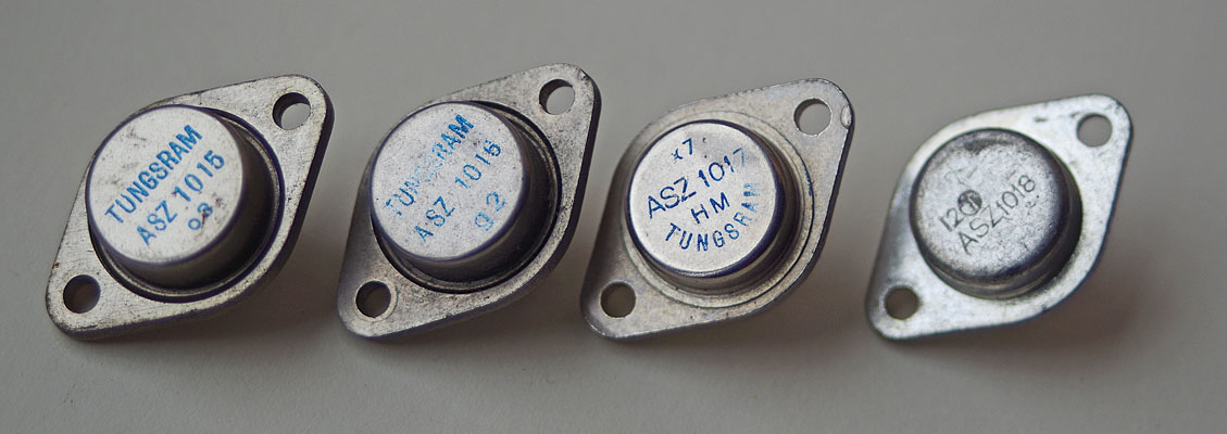 ASZ101x transistors