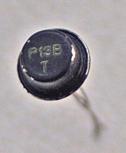 black P13B transistor